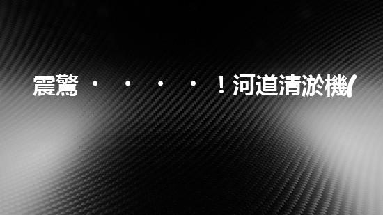 震驚！河道清淤機(jī)械設(shè)備大揭秘？好用嗎？